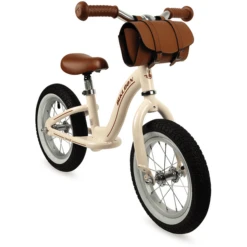 Janod® Vintage-Bikloon Loopfiets Lichtbruin Met Stuurtas