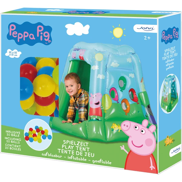 John® Opblaasbaar Ballenbad Peppa Pig - Met 20 PE Ballen - Image 3