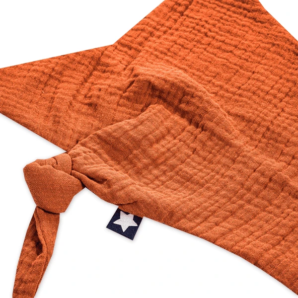 JULIUS ZÖLLNER Snuffeldoek Mousseline Roest - Afbeelding 4