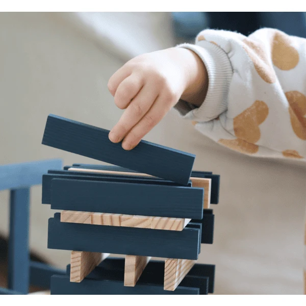 KAPLA Bouwstenen 40 Stuks In Kist Donkerblauw - Image 3