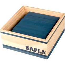 KAPLA Bouwstenen 40 Stuks In Kist Donkerblauw