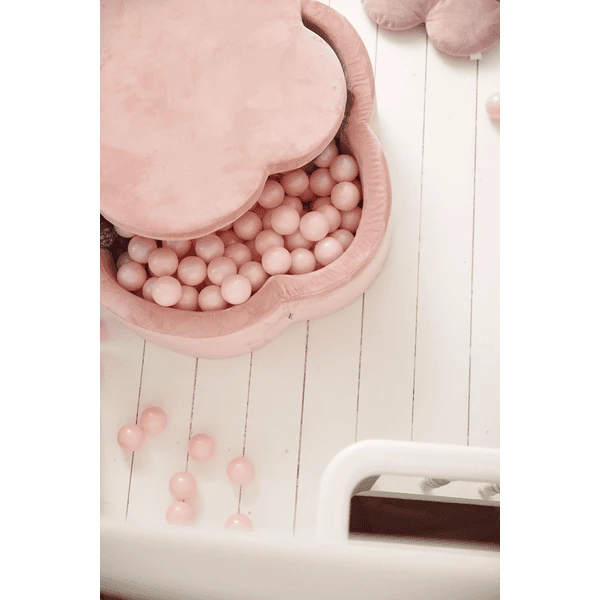 KIDKII Bloemen Speelmat Velvet Oud Roze - Image 3