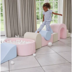 KIDKII Lux Ball Bath Imitation Leather Oud Roze -Randwinkel Voor Kinderen kidkii lux ball bath imitation leather oud roze a375350 2