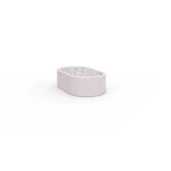 KIDKII Lux Ball Bath Imitation Leather Oud Roze