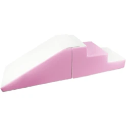 KIDKII Trap En Glijbaan Kunstleer Oud Roze