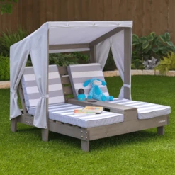Kidkraft® Tweepersoons Kinderligstoel Met Bekerhouders -Randwinkel Voor Kinderen kidkraft tweepersoons kinderligstoel met bekerhouders a342512 3