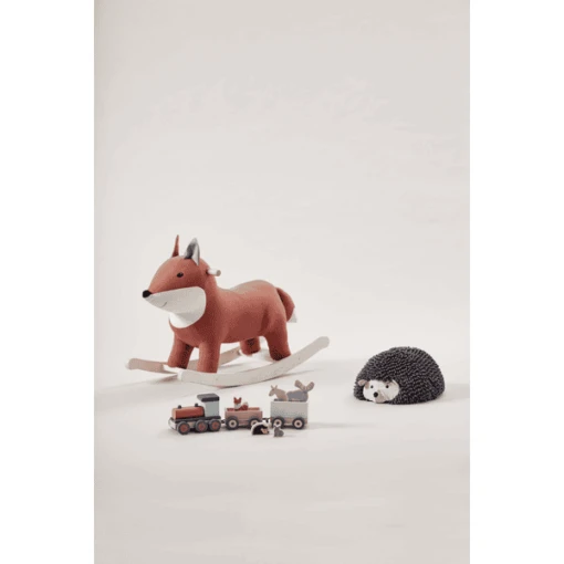 KIDS CONCEPT Schommelpaard Vos, Bruin - Afbeelding 4