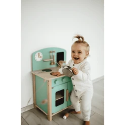 Kindsgard Speelkeuken Laekkermad Inclusief Kookgerei Mint -Randwinkel Voor Kinderen kindsgard speelkeuken laekkermad inclusief kookgerei mint a337937 2
