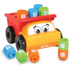 Learning Resources ® Tony The Peg Stacker Dump Truck