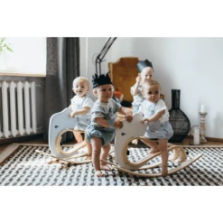 LEG & GO Opzetstuk Schommelolifant, Wit -Randwinkel Voor Kinderen leg go opzetstuk schommelolifant wit a372301 4