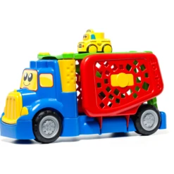 MOLTO Transporter Met 10 Bouwstenen + Auto