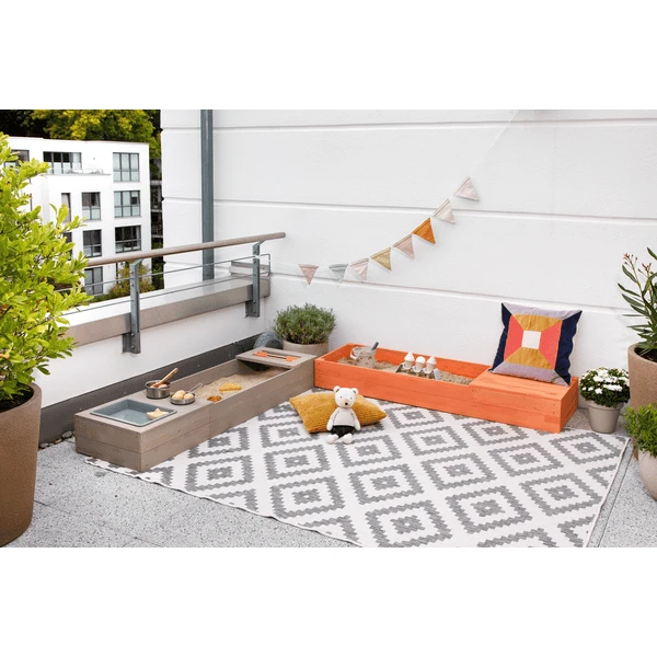 MUDDY BUDDY Zandbak "Flexy Style " Warm Grijs-zalm - Afbeelding 4