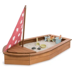 MUDDY BUDDY Zandbak "Seashell Diver" Cacaobruin