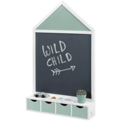 MUSTERKIND ® Krijtbord - Juncus - Wit/munt