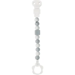 Nattou Dummy Ketting Grijs-wit