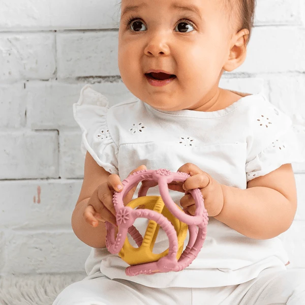 Nattou Set Ballen Oudroze + Curry - Afbeelding 5