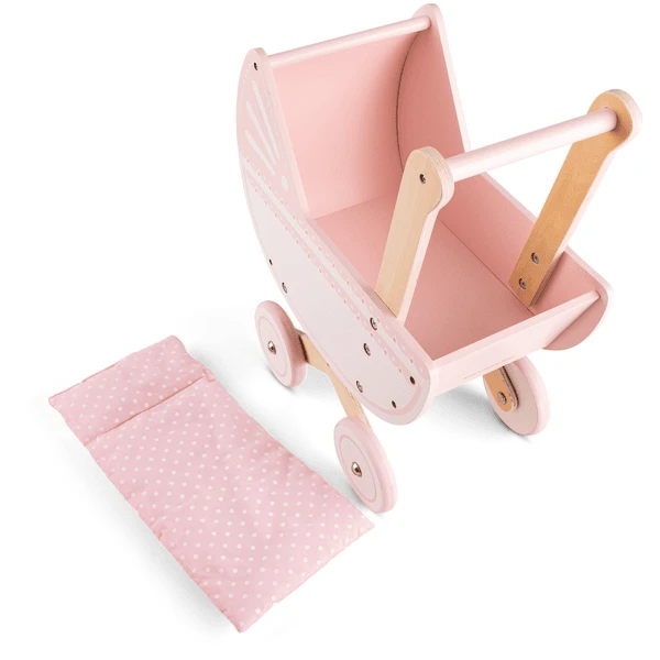 New Classic Toys® New Class Ic Toys Poppenwagen Roze Incl. Bedset - Image 4