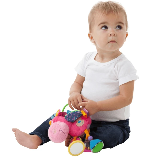 PLAYGRO Toy Box Paard Klipp Klapp, Pink - Image 3