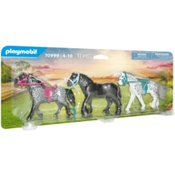 PLAYMOBIL ® Drie Paarden Fries, Knabstrupper En Andalusiër