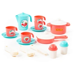 POLESIE ® Keukenset Anastasia, Turquoise (4 Personen) -Randwinkel Voor Kinderen polesie keukenset anastasia turquoise 4 personen a298834 3