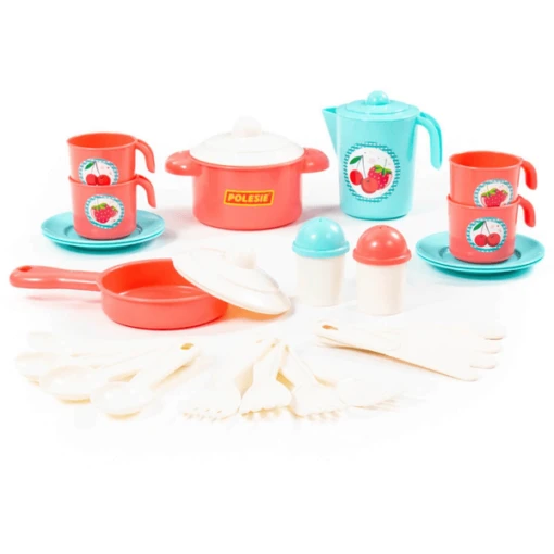 POLESIE ® Keukenset Anastasia, Turquoise (4 Personen) - Afbeelding 5