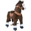 PonyCycle ® Donkerbruin Met Rem En Geluid - Klein -Randwinkel Voor Kinderen ponycycle donkerbruin met rem en geluid klein a313687
