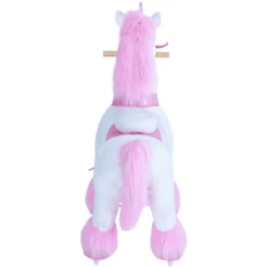 PonyCycle ® Roze Eenhoorn Met Rem - Groot -Randwinkel Voor Kinderen ponycycle roze eenhoorn met rem groot a313697 2