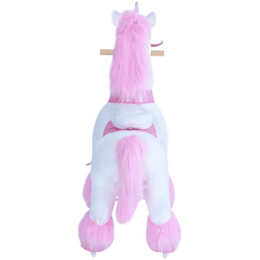 PonyCycle ® Roze Eenhoorn Met Rem - Groot - Afbeelding 3