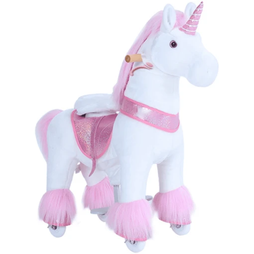 PonyCycle ® Roze Eenhoorn Met Rem - Klein