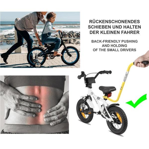 PROMETHEUS BICYCLES® Duwstang 3 Delig Voor Kinderfiets En Loopfiets - Image 3