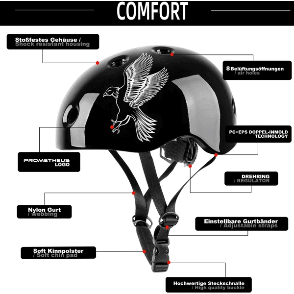PROMETHEUS BICYCLES ® Fietshelm Maat XS 48-52 Cm Wit - Image 3