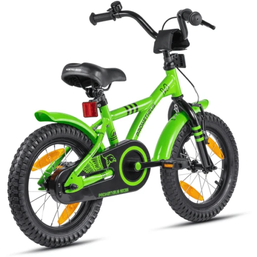 PROMETHEUS BICYCLES® Hawk Fiets 14'', Groen-zwart - Afbeelding 2