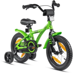 PROMETHEUS BICYCLES® Hawk Fiets 14'', Groen-zwart