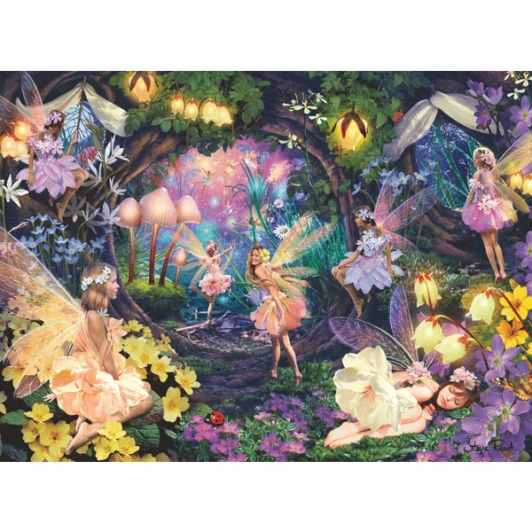 Ravensburger Color Star Line Puzzle - Gloeiende Bosfeeën - Afbeelding 3