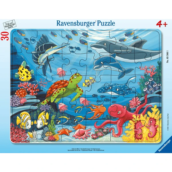 Ravensburger Frame Puzzel - Beneden In De Zee 30 Stukjes - Image 2