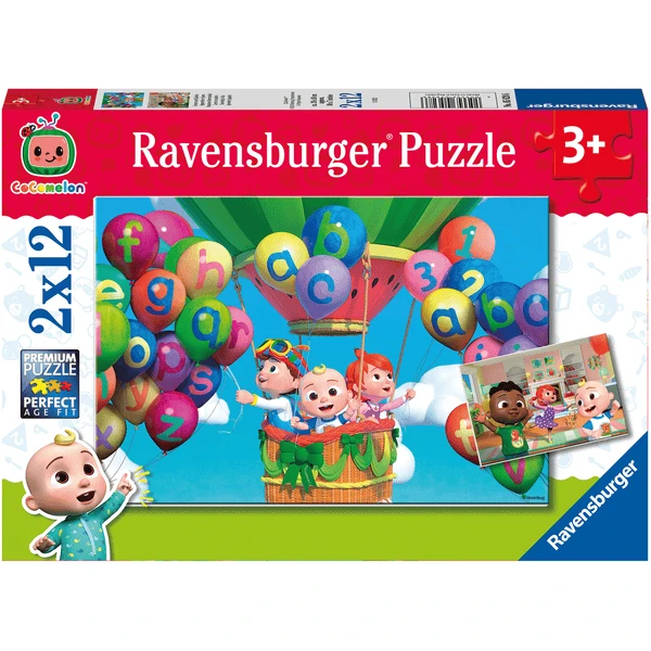 Ravensburger Puzzel 2x12 Stukjes - Leren En Spelen - Image 5