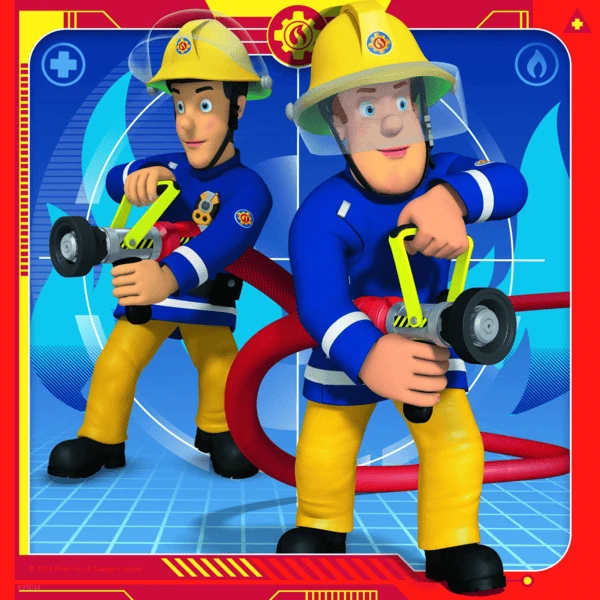 Ravensburger Puzzel 3 X 49 Stukken Brandweerman Sam: Onze Held Sam - Afbeelding 2