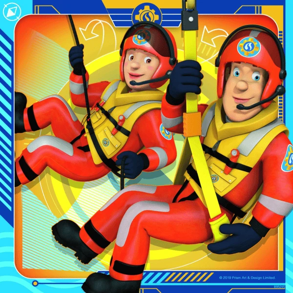 Ravensburger Puzzel 3 X 49 Stukken Brandweerman Sam: Onze Held Sam - Afbeelding 4
