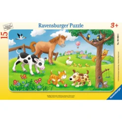 RAVENSBURGER Puzzel - Dierenvriendjes, 15 Stukjes