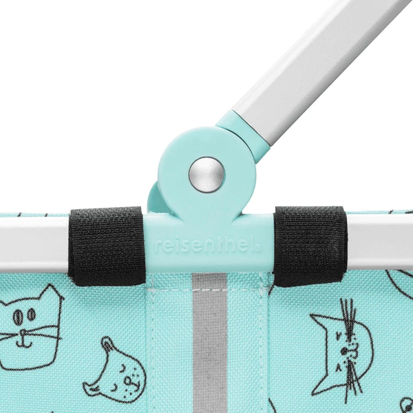 Reisenthel® Carrybag XS Kids Cats And Dogs Mint - Afbeelding 5