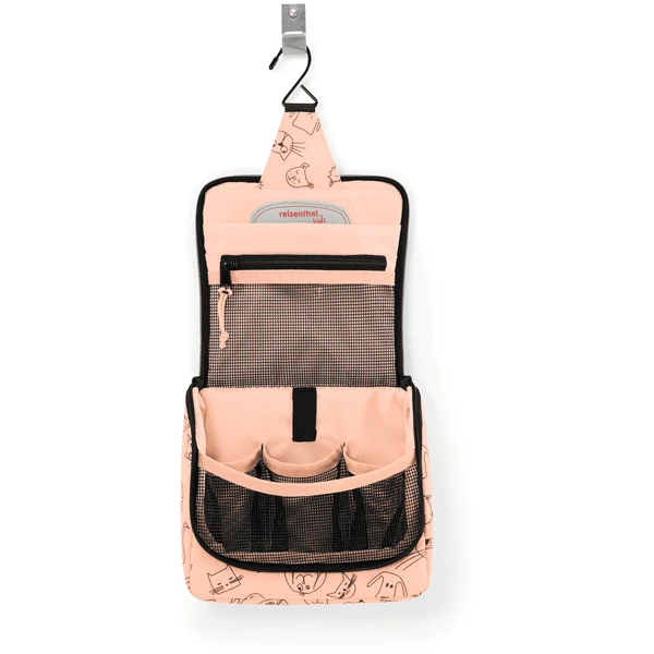 Reisenthel® Toiletbag S Kids Cats And Dogs Roze - Image 2