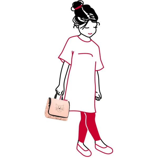 Reisenthel® Toiletbag S Kids Cats And Dogs Roze - Image 3