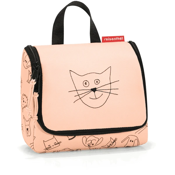 Reisenthel® Toiletbag S Kids Cats And Dogs Roze