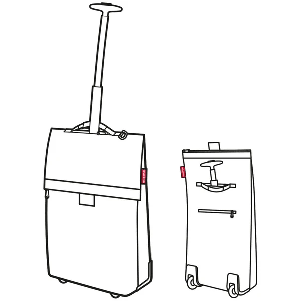 Reisenthel ® Trolley M Frame Gemengde Stippen Rood - Image 3