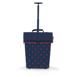 Reisenthel ® Trolley M Frame Gemengde Stippen Rood