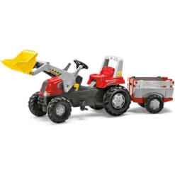 ROLLY TOYS RollyJunior RT Met RollyJunior Lader En RollyFarm Trailer 811397