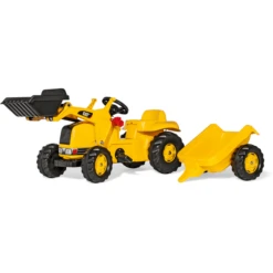 ROLLY TOYS Rollykid CAT Met RollyKid Trailer En RollyKid Lader 023288