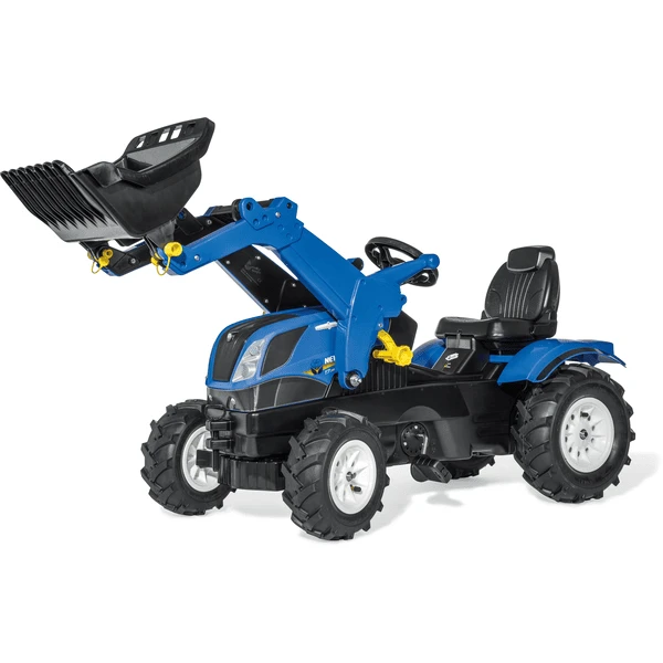 ROLLY TOYS Rolly®toys RollyFarmtrac New Holland Met RollyTrac Lader En RollyAir Tyres 611270 - Image 2