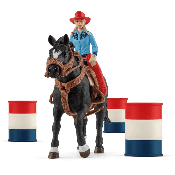 Schleich ® Barrel Racing Met Cowgirl 42576