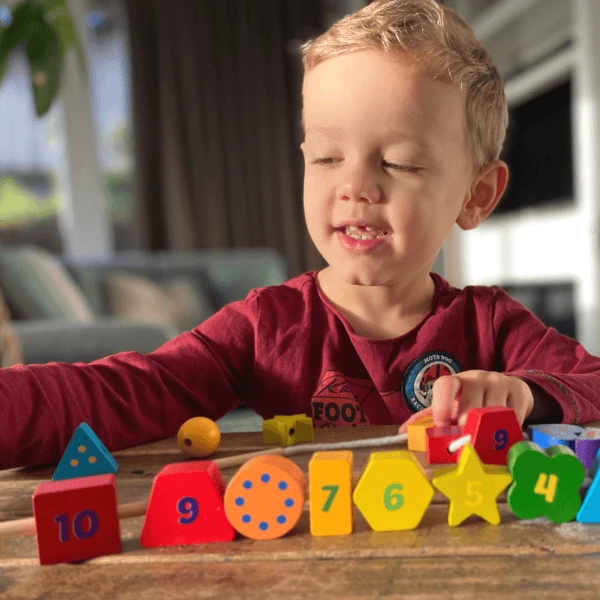 Schmetterline Houten Rijgspel - Fädelino - Image 2